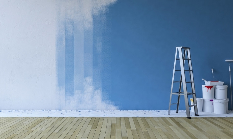 how to paint a wall