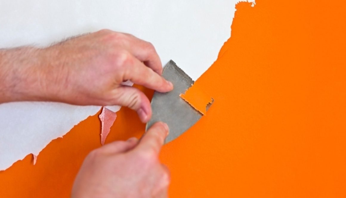 remove old paint from walls