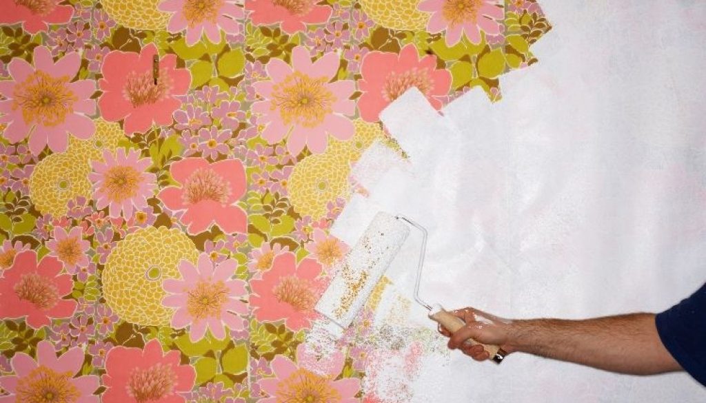 paint over wallpaper