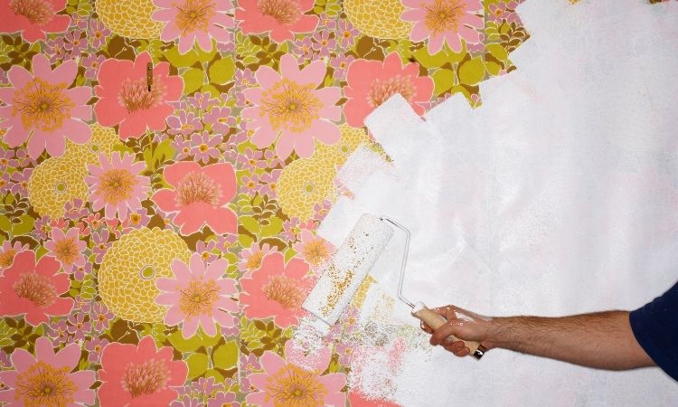 paint over wallpaper